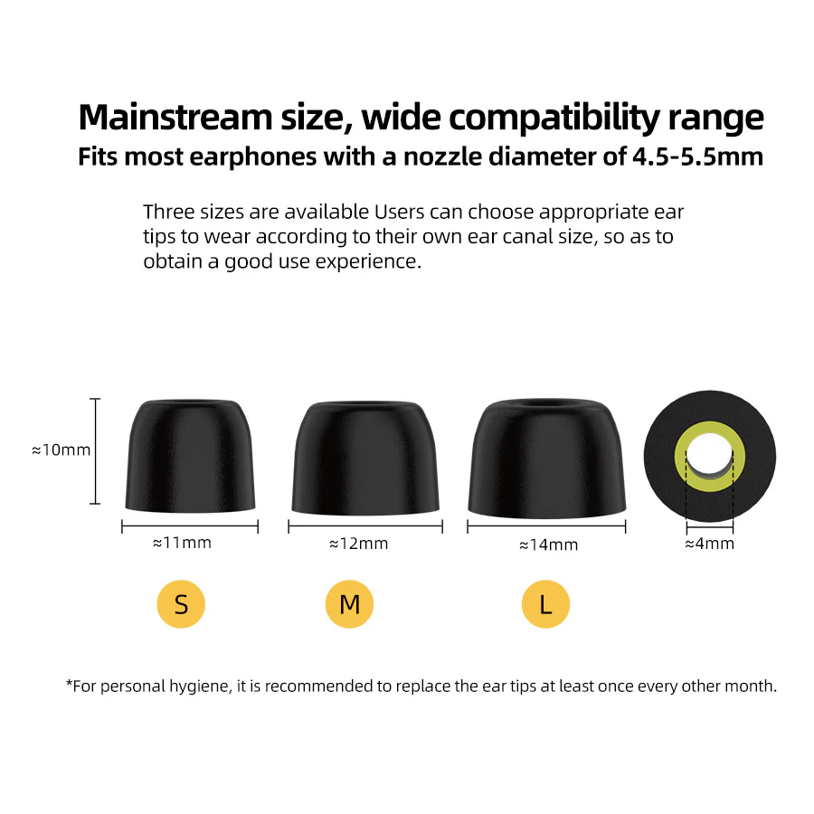 6 Packs Replacement Memory Foam Eartips Earplugs Sleeves - Image 7