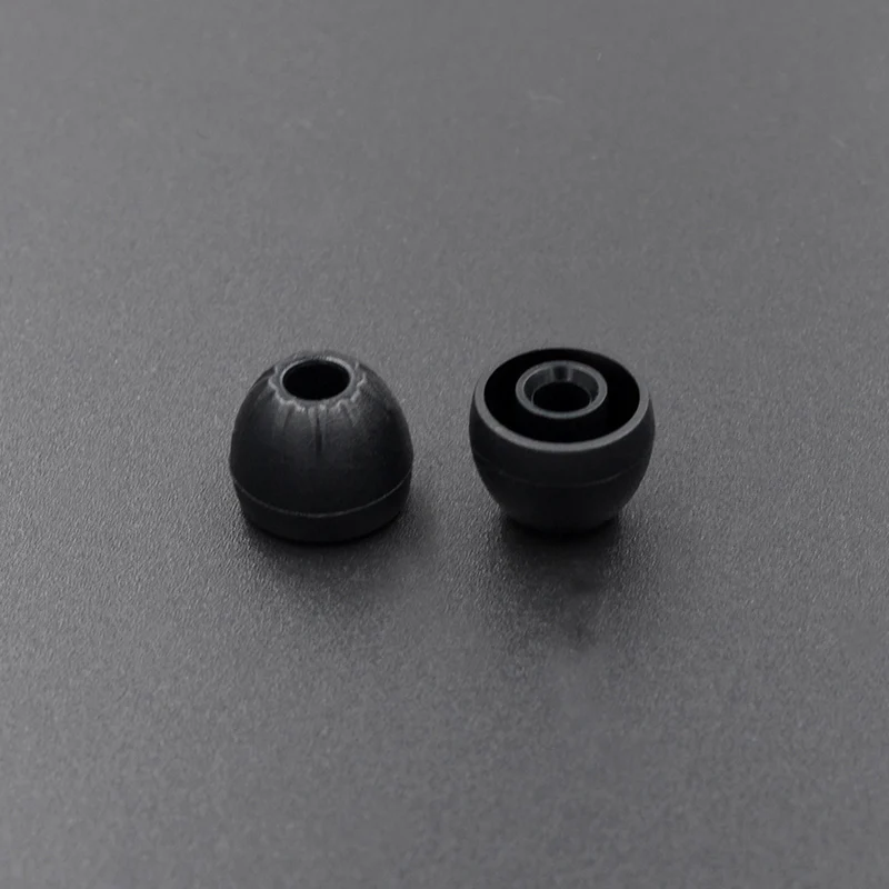 In-Ear Earcaps Eartips Earplugs silicone (3pairs black) - Image 4