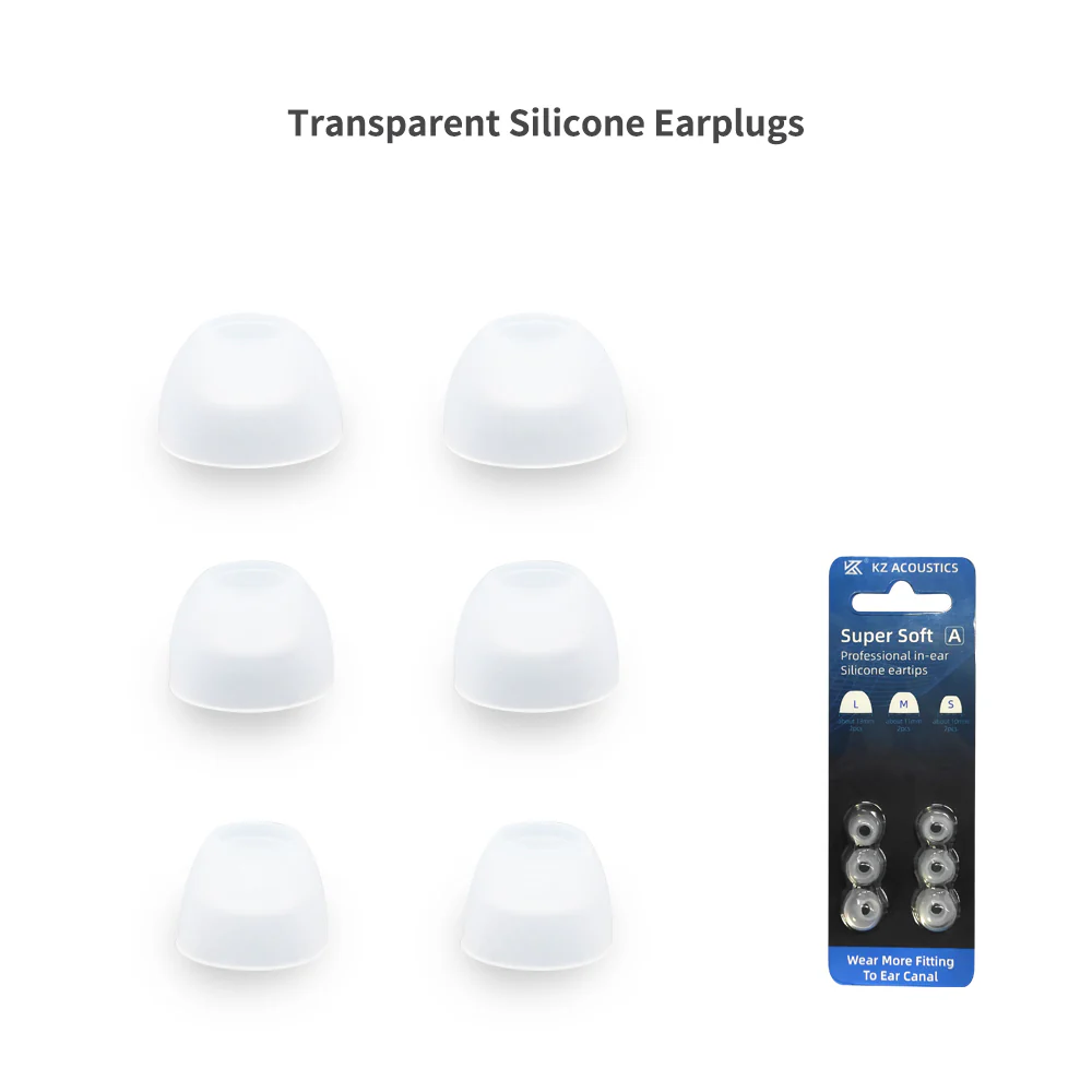 In-Ear Earcaps Eartips Earplugs silicone (3pairs black) - Image 6